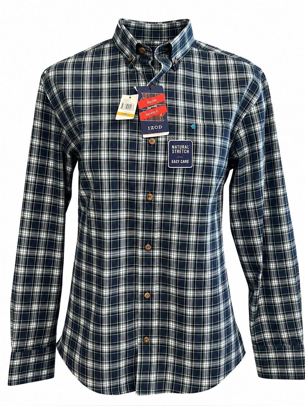 NWT IZOD Men’s natural stretch easy care button down top
